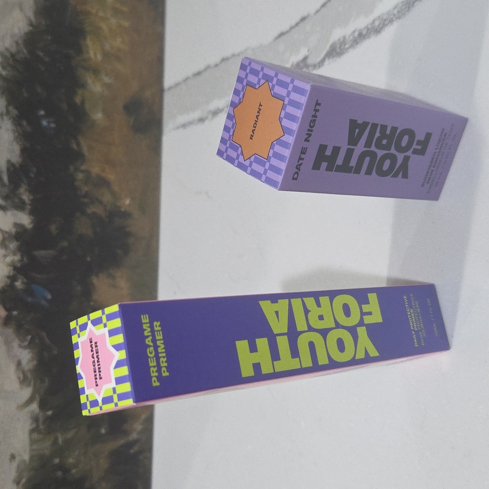 BNIB YouthForia PREGAME PRIMER & DATE NIGHT RADIANT LIQUID BRONZER